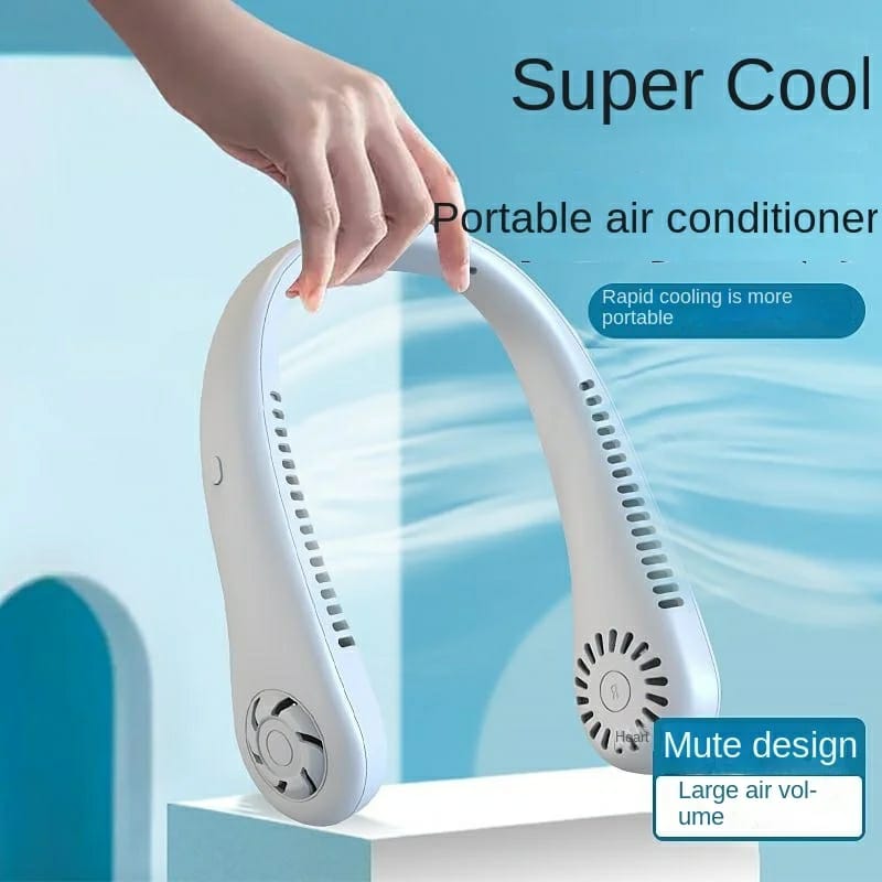 X5 Leafless Hanging Neck Fan with Adjustable Neck Band